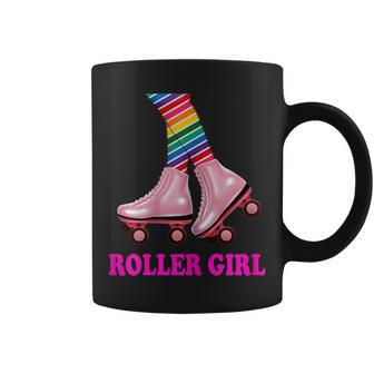 Roller Girl Roller Skates 1980S Retro Girls Women Coffee Mug | Crazezy DE