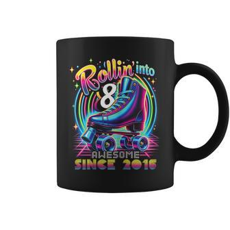 Roller Skate 8Th Birthday Skating Girls Rollin 8 2016 Coffee Mug - Seseable