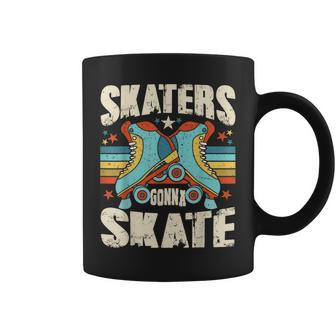Roller Skating Skaters Gonna Skate Vintage 70S 80S Coffee Mug - Monsterry DE