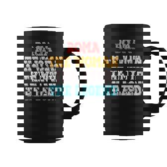 Roma La El Mito La Leyenda Nombre Roma Taza de café - Regaloses