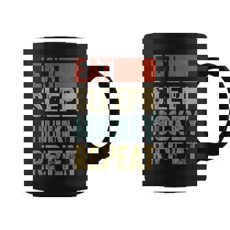 Ropa De Hockey Sobre Hielo Retro Hockey Taza de café - Regaloses