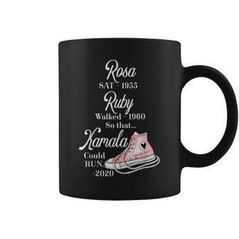 Rosa Sat Ruby Walked So Kamala Could Run Empowering Coffee Mug - Monsterry AU