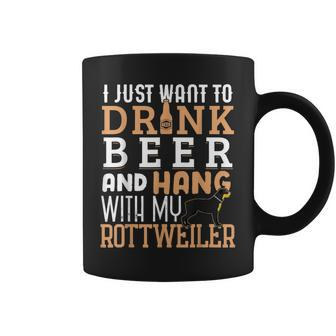 Rottweiler Dad Father's Day Rottie Dog Beer Coffee Mug - Monsterry DE