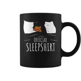 Rottweiler Dog Rottie Official Sleep T Coffee Mug | Mazezy
