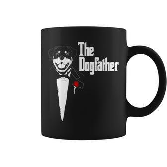 Rottweiler The Dogfather Rottweiler Rottie Dog Dad Coffee Mug | Mazezy AU