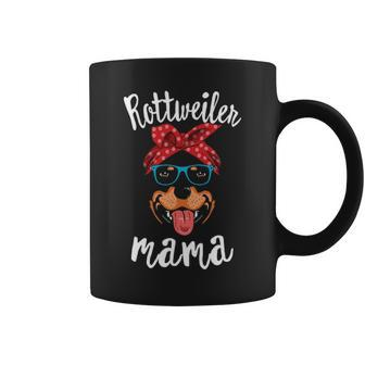 Rottweiler Mama Puppy Mom Dog Mama Lover Coffee Mug | Mazezy