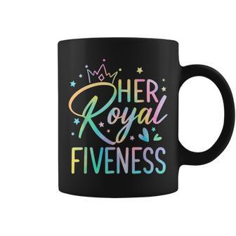 Her Royal Fiveness Birthday 5 Years Old Girl 5Th Bday Coffee Mug - Monsterry UK