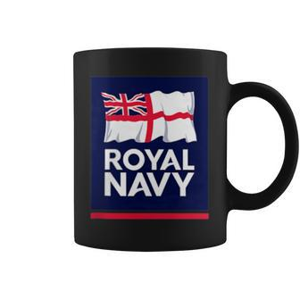 Royal Navy Uk Naval Flag Patch Military Veteran Coffee Mug - Monsterry CA