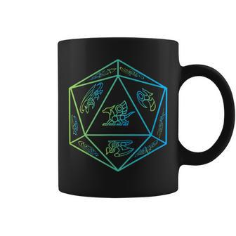 Rpg Dragon Dice Polyhedral Rpg Coffee Mug - Seseable