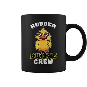 Rubber Duckie Crew Yellow Duck Duckling Toy Cute Coffee Mug - Seseable