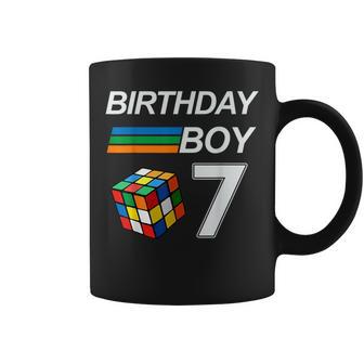 Rubixk Cube Speed Cubing Birthday Boy 7 Years Old Boys Kid Coffee Mug - Monsterry UK