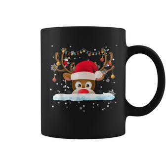 Rudolph The Red Nose Reindeer Christmas Pajama Girl Boy Coffee Mug - Seseable