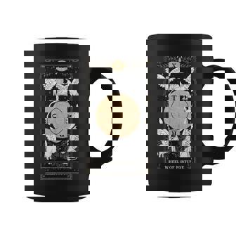 Rueda De La Fortuna X Tarot Card Taza de café - Regaloses