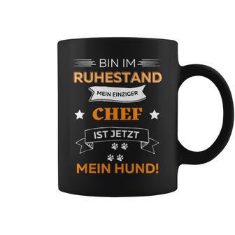 Ruhestand Hund Ist Chef Pensioner Tassen - Seseable