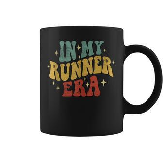 In My Runner Era Running Marathon Retro Groovy Vintage Coffee Mug - Monsterry