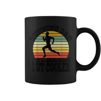 Running Dad Marathon Runner Father's Day Vintage Coffee Mug - Seseable