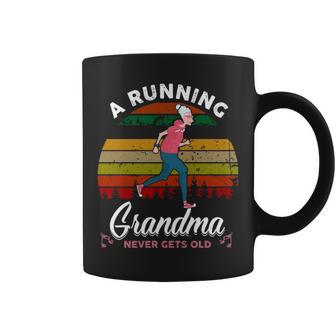 A Running Grandma Never Gets Old Coffee Mug | Mazezy