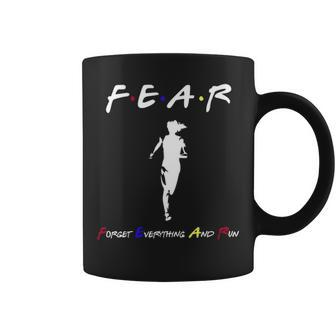 Running Runner Fear Forget Everything And Run Coffee Mug | Mazezy