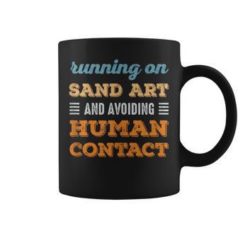 Running On Sand Art Coffee Mug - Monsterry CA