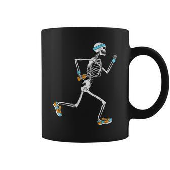 Running Skeleton Sport Training Coffee Mug | Mazezy