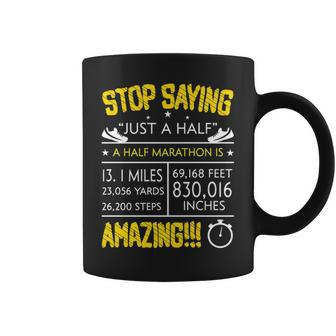 Running Stop Saying Amazing Coffee Mug | Mazezy