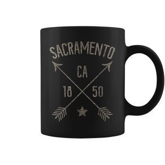 Sacramento Ca Vintage Distressed Style Home City Coffee Mug - Monsterry DE