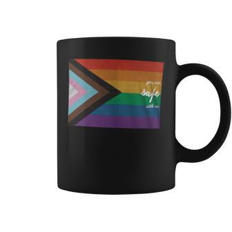 You Are Safe With Me Lgbt Ally Coffee Mug - Monsterry DE