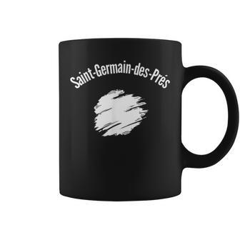 Saint-Germain-Des-Pres Artsy Paris Coffee Mug - Monsterry DE