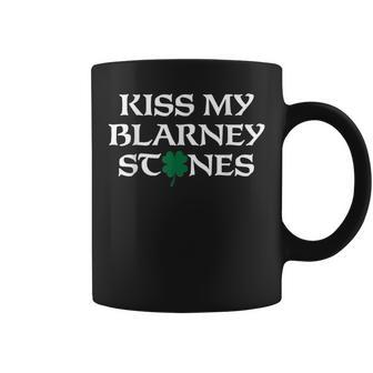 Saint Patrick's Day Kiss My Blarney Stones Coffee Mug - Monsterry UK