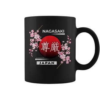 Sakura Cherry Blossom In Spring Cities Of Japan Nagasaki Coffee Mug - Monsterry
