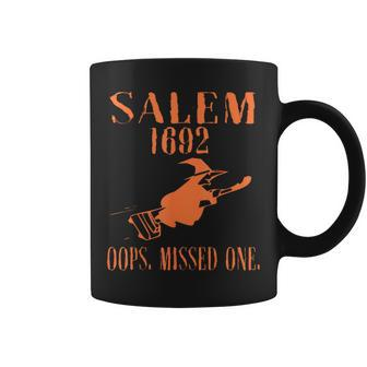 Salem Oops Missed One Salem Witch Trendy Coffee Mug - Monsterry