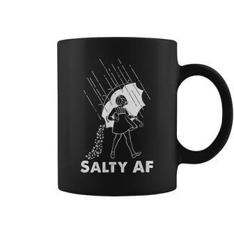 Salty Af Lung And Pulmonary Lung Cancer Cystic Fibrosis Coffee Mug - Monsterry AU