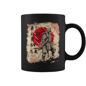 Samurai Japanese Warrior Bushido Code Swordsman Vintage Coffee Mug - Monsterry CA