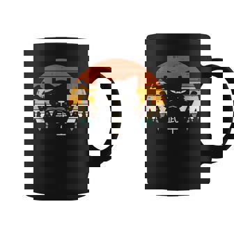 Samurai Japonés Gato Guerrero Retro Ninja Hombres Es Niños Niños Taza de café - Regaloses