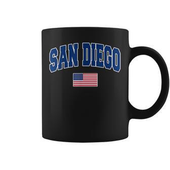 San Diego California City Pride Usa Flag Coffee Mug - Monsterry