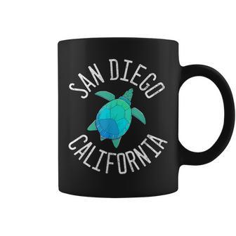 San Diego California Turtle Beach Vacation Turtle Lover Coffee Mug - Monsterry