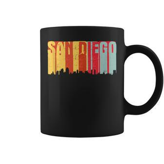 San Diego City Pride Love Colorful Silhouette Image Coffee Mug - Monsterry DE