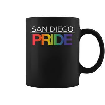 San Diego Pride Lgbtq Rainbow Coffee Mug - Monsterry DE