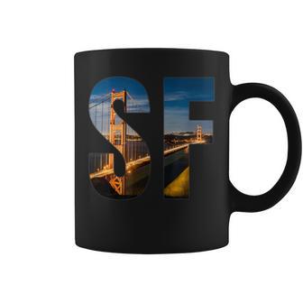 San Francisco Bay Ca Golden Gate Bridge Pacific Ocean Norcal Coffee Mug - Monsterry