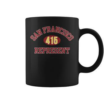 San Francisco Represent The City By The Bay 415 West Coast Coffee Mug - Monsterry DE