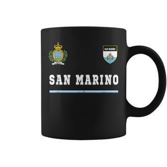 San Marino Sport Football Jersey Flag Tassen - Seseable