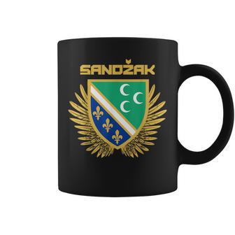 Sandzak Sandzaklija Novi Pazar Flag Tassen - Seseable