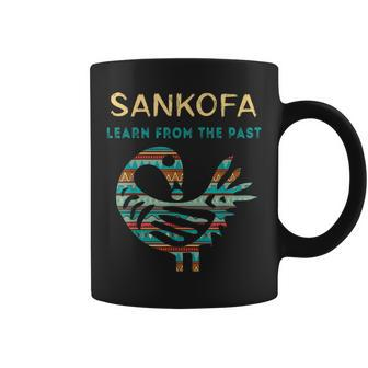 Sankofa Learn From The Past African Bird Black History Coffee Mug - Seseable
