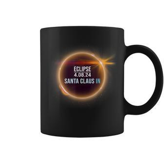 Santa Claus Indiana Total Solar Eclipse 04082024 Totality Coffee Mug - Seseable