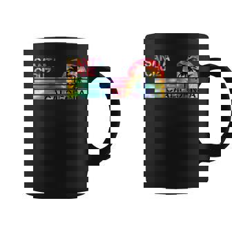 Santa Cruz California Tie Dye Vintage Inspired Striped Coffee Mug - Monsterry
