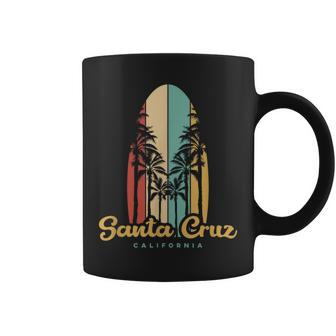 Santa Cruz City California Vintage Retro Coffee Mug | Mazezy