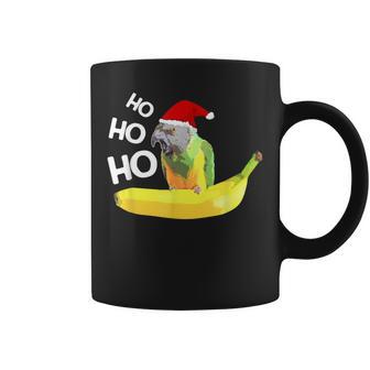 Santa Parrot Senegal Christmas Coffee Mug - Monsterry AU