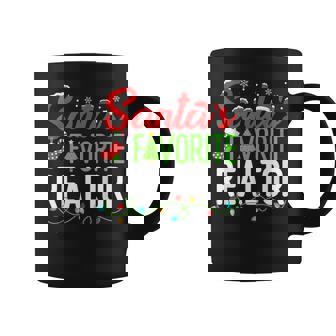 Santa's Favorite Realtor Christmas Real Estate Agent Coffee Mug - Thegiftio UK