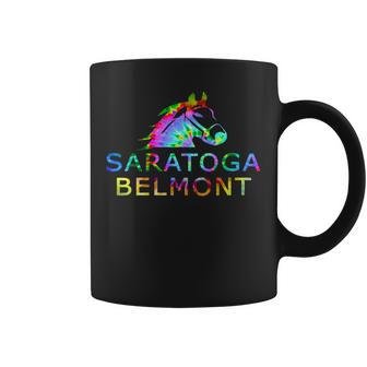 Saratoga Springs Belmont Stakes Horse Racing Color Arts Coffee Mug - Monsterry DE