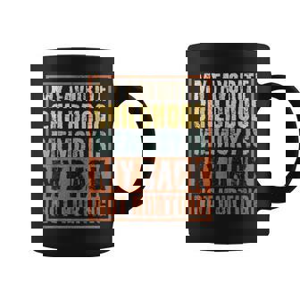 Sarcastic Old Man Old Woman My Back Not Hurting Retro Coffee Mug - Seseable